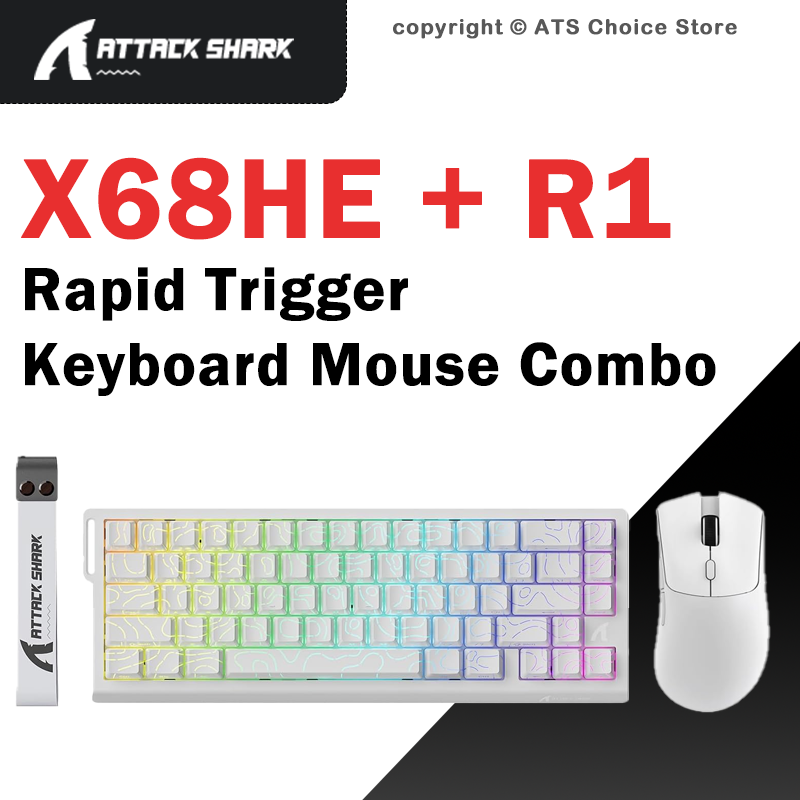 Esports Gaming Uk - ATTACK SHARK X68 HE Manyetik Klavye
