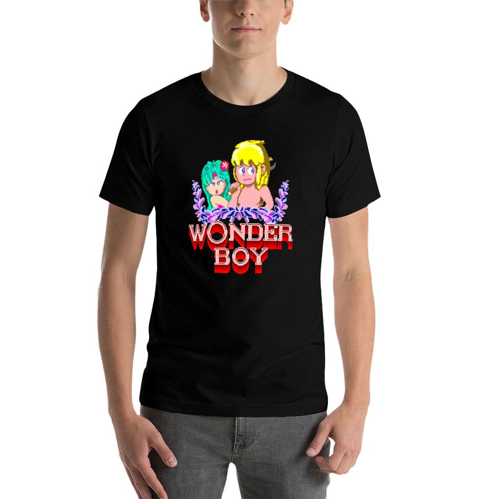 Wonder Boy Arcade - Piksel San - Esports Gaming T Shirt incelemesi ve fiyatı