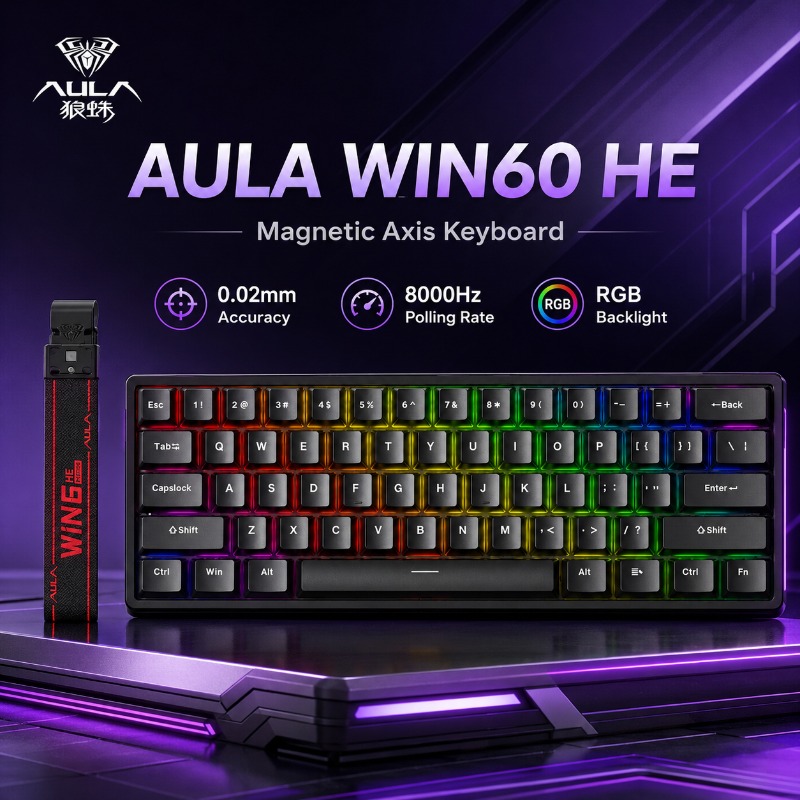 AULA WIN60 HE Manyetik Eksenli - Esports Gaming Uk incelemesi ve fiyatı